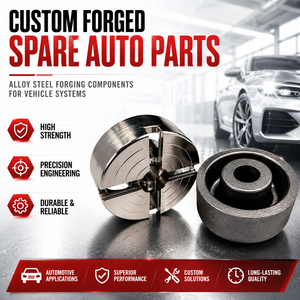 Pièces de rechange automobiles forgées sur mesure, composants en acier allié forgé pour les systèmes de véhicules - Product Image 3