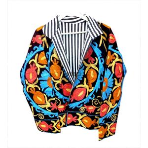 Classy Embroidered <b>Quilted</b> Women <b>Jacket</b> Mandarin Collar Floral <b>Pattern</b> Lightweight Corduroy Coat for Autumn Winter - Product Image 1