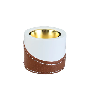 Brûleur à Bakhoor MajesticArabia fait main en bois et cuir, porte-encens avec design artistique multicolore héritage - Product Image 4