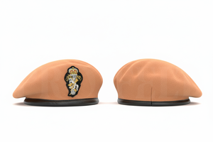 Classic Custom Color Wool <b>Beret</b> Cap OEM Embroidered Badge Design Adjustable Flat Top Hat For Outdoor Junior Senior Uniform - Product Image 3
