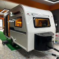 Caravane compacte moderne en aluminium 4x4 de 750 kg, maison de voyage, remorque de camping, LIVRAISON GRATUITE