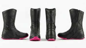 Botas de Motociclismo Personalizadas, Impermeables, Antideslizantes, Material Personalizado, Transpirables, para Carreras y Turismo, Venta al por Mayor, OEM, ODM - Product Image 3