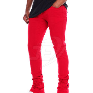 Pantalones apilados para hombre, lavados, de fábrica, en oferta, al por mayor, precio razonable, hechos con la mejor calidad. - Product Image 2