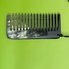 Peine de Cuerno de Búfalo Natural Premium para Uso en Salón, Peine de Cuerno de Buey para Cabello Rizado - Product Image 6