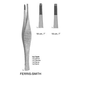 High Quality 7" Ferris Smith Tissue Forceps Manual Autoclavable CE Certified Stainless Steel Surgical Tweezers for <b>Plastic</b> - Product Image 4