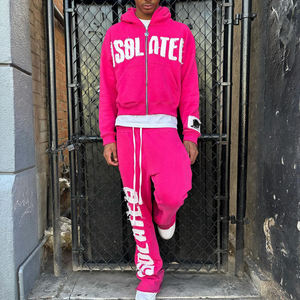 Conjunto Deportivo Clásico con Sudadera con Cierre y Pantalones para Hombre, Precio al por Mayor, Color y Apliques Personalizados, Ropa Deportiva Urbana - Product Image 6