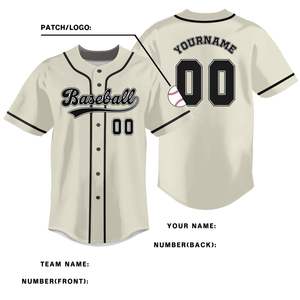 OEM Custom Sublimated <b>Baseball</b> Jersey Black and Red Short Sleeve Shirt with Blank Pattern Plus Size Thick Jersey Design - Product Image 3