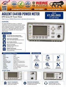 Compteur de puissance RF Agilent E4418B, série EPM, instrument de mesure de puissance moyenne pour usage industriel et de laboratoire - Product Image 1