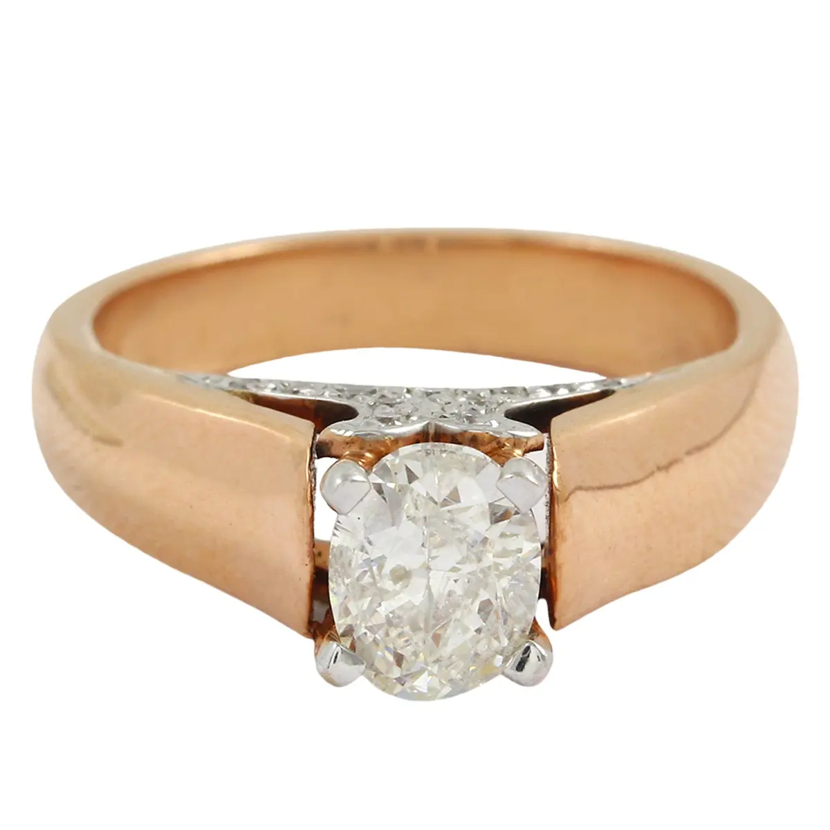Anello con fascia di diamanti in India a prezzo all'ingrosso da donna anello di nozze IGI & Ingemco certificato miglior marchio di gioielli con diamanti in India