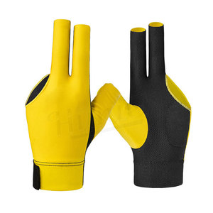 Custom Manufacturers Wholesale Low Price 3 Finger Snooker Gloves Left or Right Hand Billiard Pool Cue Gloves - Product Image 2