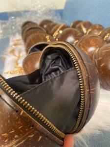 Sacs en coquille de noix de coco faits à la main, sac à bandoulière tropical - Product Image 6