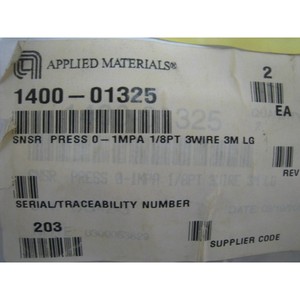 เซ็นเซอร์วัดแรงดัน AMAT 1400-01325 รุ่นใหม่ 2 ชิ้น 0-1MPA 1/8PT - อุปกรณ์และอะไหล่เซมิคอนดักเตอร์ระดับโลกที่เชื่อถือได้ - Product Image 1
