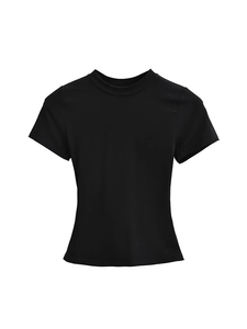 Camiseta de Jersey Casual con Cuello en V, 100% Algodón, Nueva Colección 2026, de Alta Calidad, Ajuste Regular, Ecológica, Transpirable, Lisa y Moderna - Product Image 4