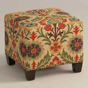 Handmade Wooden Ottoman Stool Multipurpose <b>Footrest</b> Bench for Bedroom Living Room Home Decor - Product Image 1