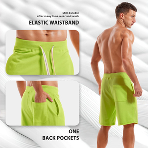 Shorts de survêtement décontractés pour hommes, respirants, 100% coton, imprimés, service OEM personnalisable, best-sellers de l'été - Product Image 4