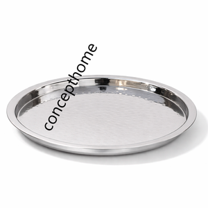 Plateau de service alimentaire en métal artisanal, élégant et écologique, pour réceptions de mariage, buffets d'hôtel et réceptions à domicile - Product Image 5