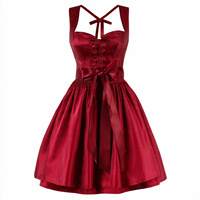 Robes Dirndl bavaroises pour femmes, robes de festival de la bière allemande à épaules dénudées pour adultes, robes Dirndl pour femmes