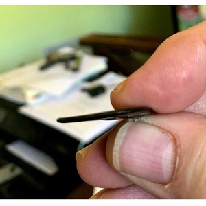Púa de Guitarra Hecha a Mano de Cuerno de Búfalo, Plectro Triangular, Artesanía Natural para Guitarra Acústica y Eléctrica - Product Image 3