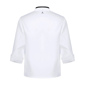 Chaqueta de Chef para Hostelería con Cuello Moderno y Cierre Frontal Práctico, Proveedor Mayorista de Ropa 2026 - Product Image 4