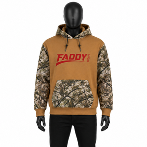 Sudadera con Capucha de Esquí Personalizada para Hombre, Estampado de Camuflaje, Forro Polar Térmico, Sudadera para Snowboard, Ropa Deportiva de Invierno para Exteriores, Sudadera Urbana - Product Image 1