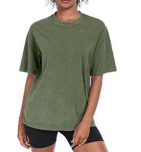 Wholesale Women's O-neck <b>T</b>-<b>shirts</b> Top Comfortable Casual Short Sleeved <b>Shirt</b> Customized Printed Plain Color Women's <b>T</b>-<b>shirts</b> - Product Image 5