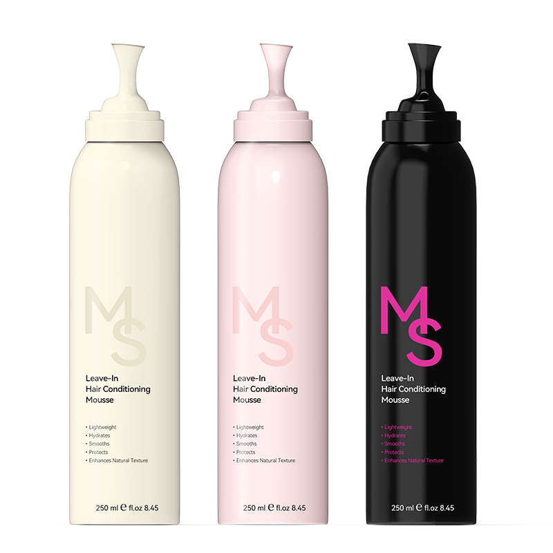 Aerosol Deep Moisturizing Hair Care Styling Mousse OEM Private Label Leave In Hair Conditioning Mousse