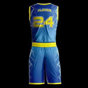 Tenues de basketball unisexes de haute qualité à séchage rapide, ensembles personnalisés imprimés par sublimation, logo, design respirant - Vente en gros directe - Product Image 4