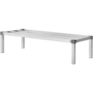 Scaffalatura Commerciale per Alimenti 48FT X 20FT, Scaffale in Alluminio Interamente Saldato 12FT, Capacità 1000 Libbre, Scaffali Impilabili per Stoccaggio - Product Image 2