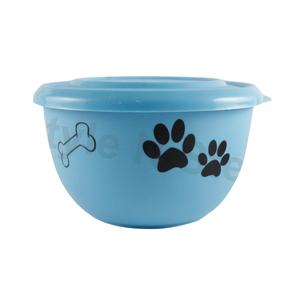 ชามอาหารสัตว์เลี้ยงแบบมีฝาปิดสีฟ้า2ชุดชามให้อาหารสัตว์เลี้ยงอุปกรณ์สำหรับสุนัขและแมว - Product Image 1