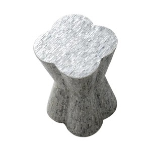 Mother of Pearl <b>Stool</b> Handmade Modern Side <b>Table</b> for Living Room Apartment Furniture - Product Image 2