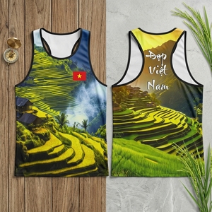 Custom Runner Tank Top OEM ODM Wholesale Quick Dry <b>Running</b> <b>Singlet</b> Manufacturer - Product Image 1
