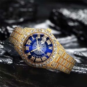 Splendide montre sport à quartz pour homme, mouvement ETA, bracelet en silicone jaune, boîtier argenté/moissanite, cadran en cristal saphir - Product Image 6