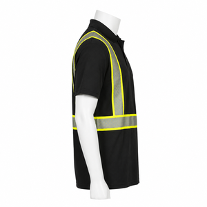 Camiseta Polo de Seguridad Reflectante de Alta Visibilidad con Logotipo Personalizado, Ropa de Trabajo Industrial Transpirable de Secado Rápido para Hombre, Uniformes de Construcción - Product Image 5