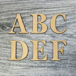 Letras Decorativas de MDF para Proyectos Creativos, Juego de Letras de MDF de Madera Premium para Decoración de Paredes, Colección Hecha a Mano - Product Image 2