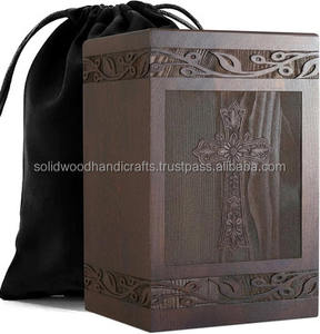 Urnas de Cremación para Adultos al por Mayor, Urnas de Madera para Cenizas Humanas, Urnas Funerarias, Tamaño Personalizado, Artículos para Entierro - Product Image 1