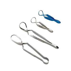 102mm Titanium <b>Micro</b> <b>Towel</b> Clamp Forceps 5 Pcs Set Reusable Autoclavable Ophthalmic Eye Surgery Tool Kit - Product Image 5