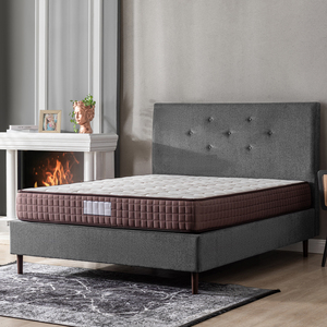 Matelas à ressorts ensachés, fermeté moyenne, housse en tissu respirant, design contemporain, pour la maison et la chambre à coucher - Product Image 2