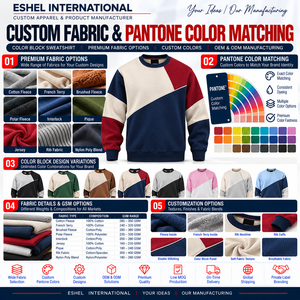 Fabricant et fournisseur en gros de sweats à capuche color-block pour les marques de vêtements personnalisées, production OEM ODM en grande quantité - Product Image 6