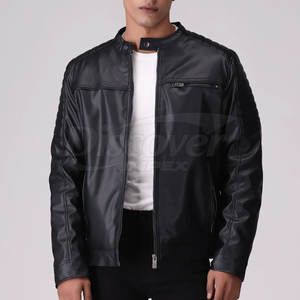 Vestes en cuir les plus vendues, faible MOQ, vestes en cuir pour l'hiver, nouvelle arrivée, vestes en cuir imperméables pour hommes - Product Image 5