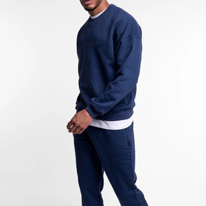 Sweat-shirt d'hiver surdimensionné pour homme, en tissu épais de qualité supérieure, avec logo personnalisé, tricoté à manches longues, pour usage décontracté, vente en gros - Product Image 2
