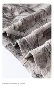 Custom High Quality 100% Cotton Branches Forest Pullover Oversized Boxy Heavy Weight Thick Luxury Camo Hoodies for <b>Men</b> OEM - Product Image 5