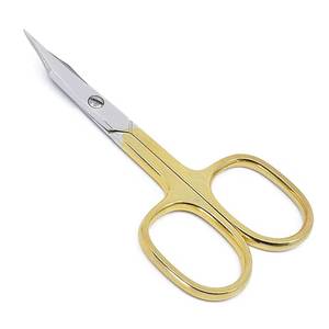 Stainless Steel Right-<b>Handed</b> Manicure Scissors with Sharp Blade and Steel Handle for Cuticle Trimming and <b>Nail</b> Art - Product Image 1