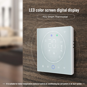 Thermostat intelligent WiFi pour ventilo-convecteur, contrôle via l'application Tuya, programmable, pour systèmes CVC 2/4 tuyaux, avec écran tactile - Product Image 3