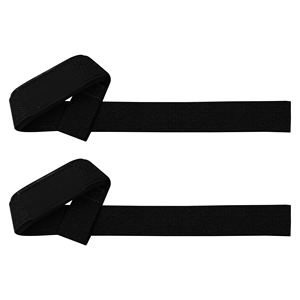 Correas de levantamiento de pesas acolchadas de poliéster con logo personalizado para gimnasio, correas de levantamiento de pesas para entrenamiento en el gimnasio - Product Image 1