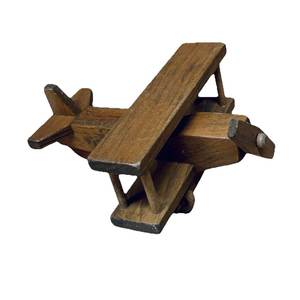 Elegante Centro de Mesa Decorativo con Diseño de Avión de Madera, Modelo Clásico de Aviación para Decoración de Escritorio o Mesa - Product Image 1