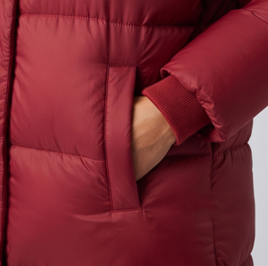 Veste longue d'hiver respirante pour femme, doudoune épaisse à capuche, manteau long chaud en duvet pour femme, vente en gros - Product Image 4