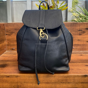 Haute qualité en cuir véritable cordon sac à dos randonnée décontracté sport sac à dos en gros affaires voyage sacs à dos pour unisexe - Product Image 3