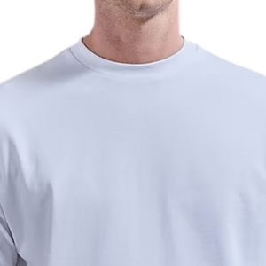 T-shirt en coton pour homme, coupe décontractée, respirant, doux, manches courtes, col rond, haut décontracté basique, vêtements de qualité supérieure - Product Image 3
