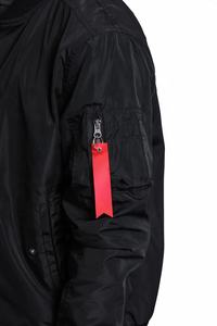 Blouson aviateur pour hommes de haute qualité avec logo personnalisé col montant doublure en satin fait polyester nylon pour un confort durable - Product Image 5