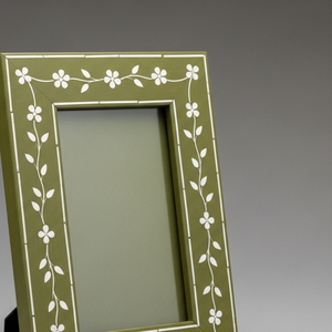 Handcrafted Bone Inlay Photo <b>Frame</b> with Floral Pattern Luxury Mosaic <b>Picture</b> Wood <b>Frame</b> Traditional Indian Art Decorative - Product Image 2